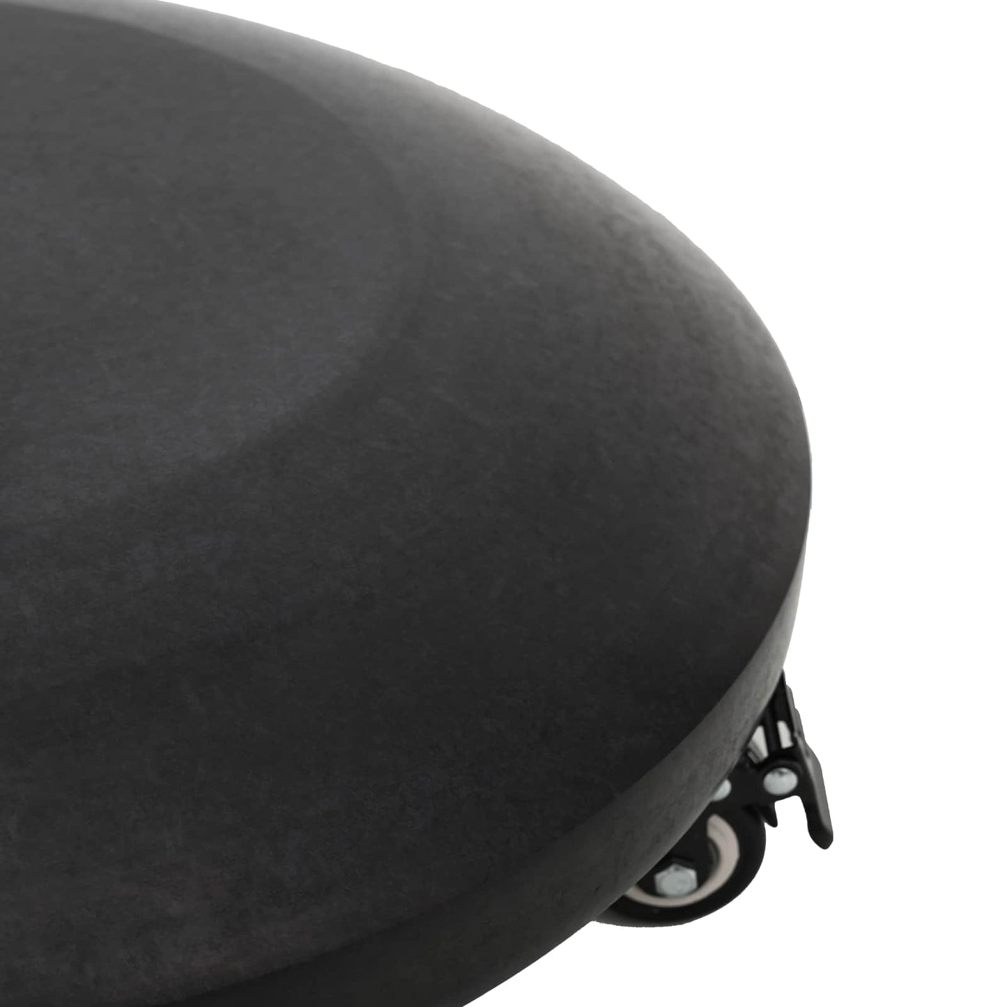 vidaXL Granite Parasol Base with Wheels for 40-50 mm Pole 29 kg Black