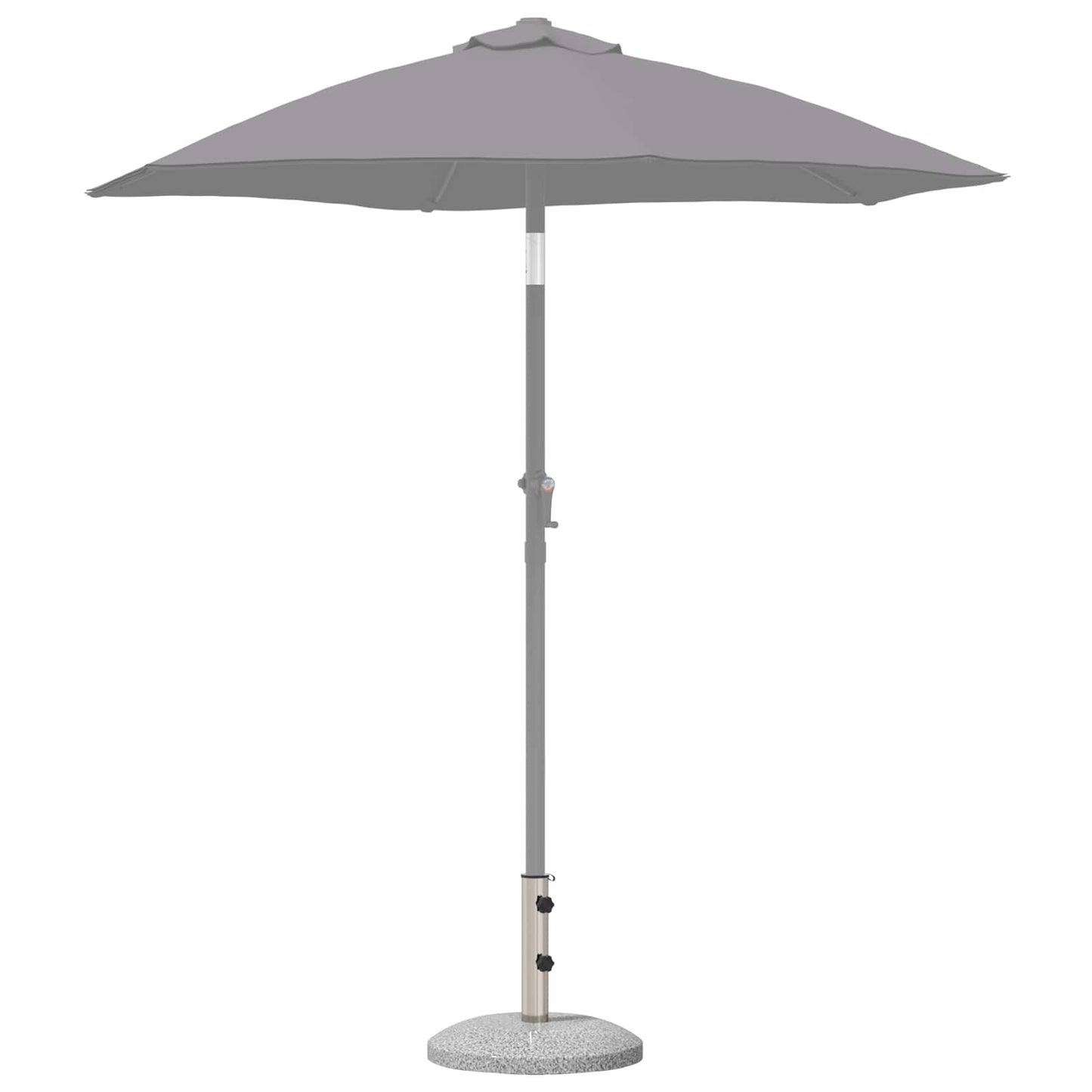 vidaXL Parasol Base for 40-50 mm Pole 26.45 kg Grey for 40-50 mm Pole