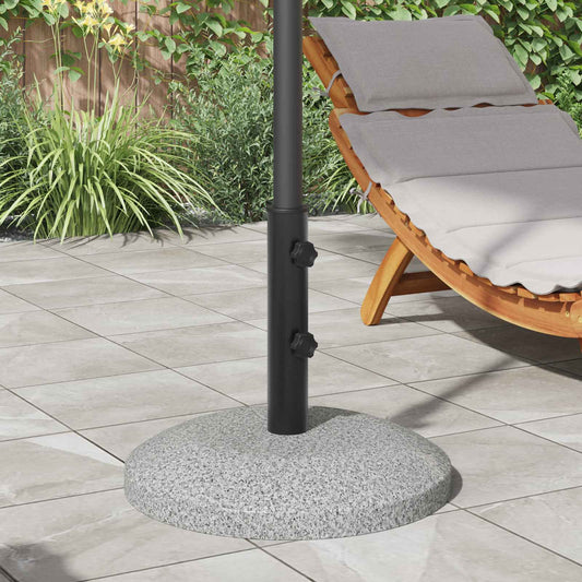 vidaXL Parasol Base Tube 0.6 kg Black Iron for 40-50 mm Pole