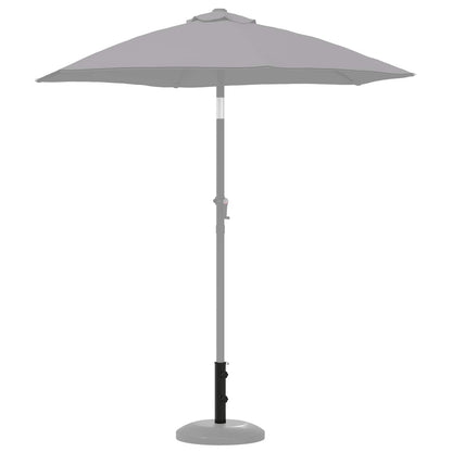 vidaXL Parasol Base Tube 0.6 kg Black Iron for 40-50 mm Pole