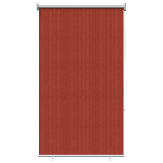 vidaXL Outdoor Roller Blind 90% UV Block Terracota 80 x 140 cm HDPE