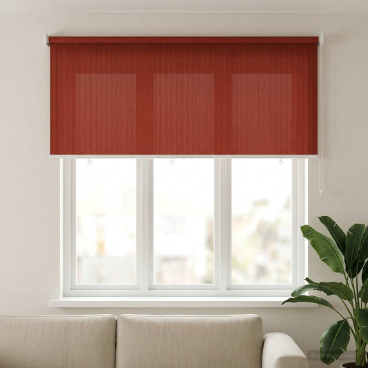 vidaXL Outdoor Roller Blind 90% UV Block Terracota 120 x 140 cm HDPE