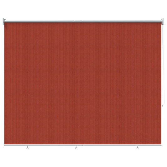 vidaXL Outdoor Roller Blind 90% UV Block Terracota 120 x 140 cm HDPE