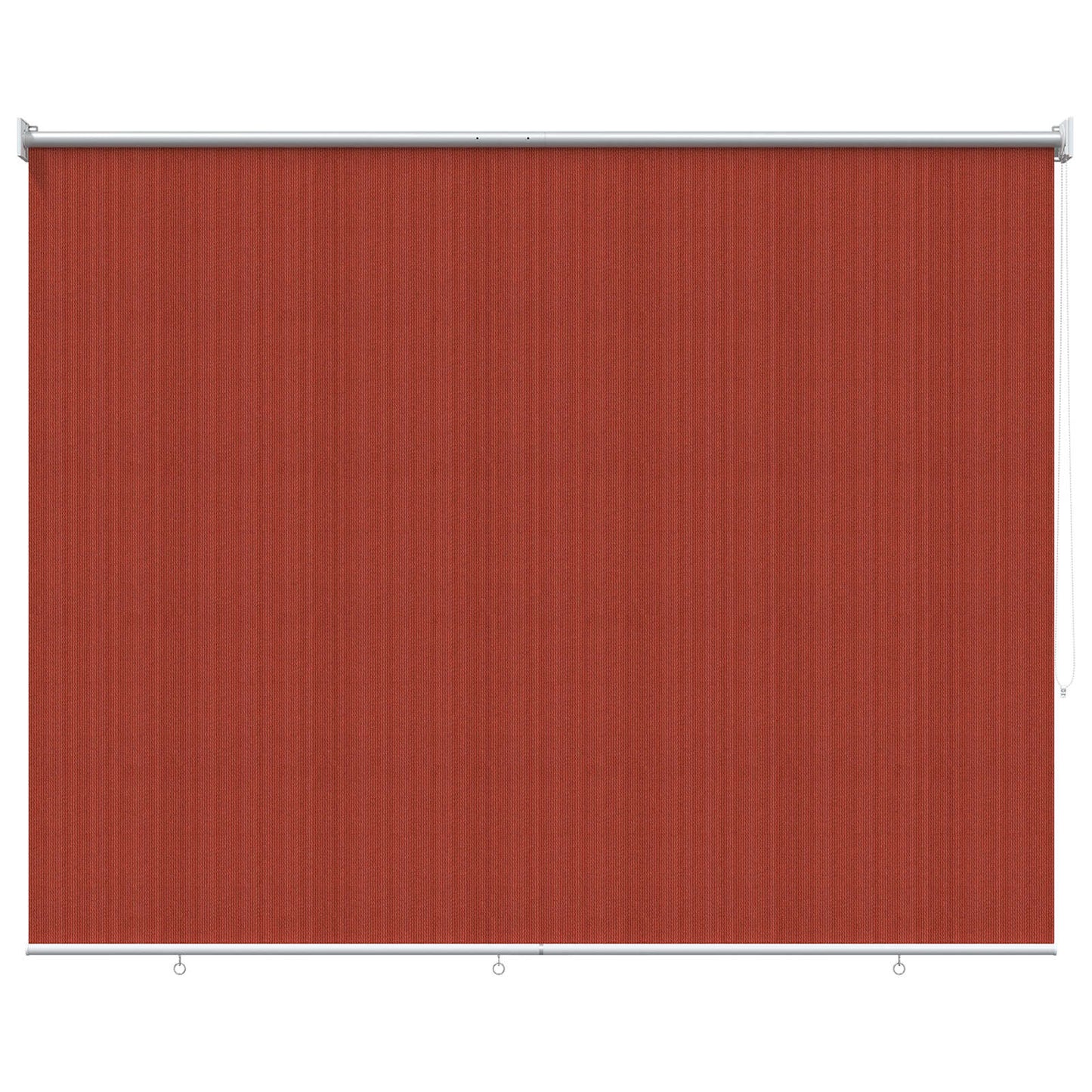 vidaXL Outdoor Roller Blind 90% UV Block Terracota 160 x 140 cm HDPE
