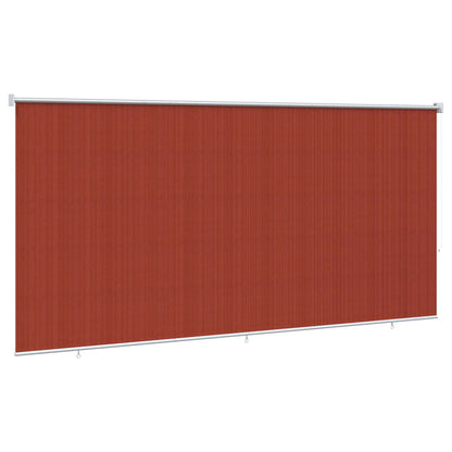 vidaXL Outdoor Roller Blind 90% UV Block Terracota 300 x 140 cm HDPE