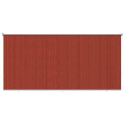 vidaXL Outdoor Roller Blind 90% UV Block Terracota 350 x 140 cm HDPE
