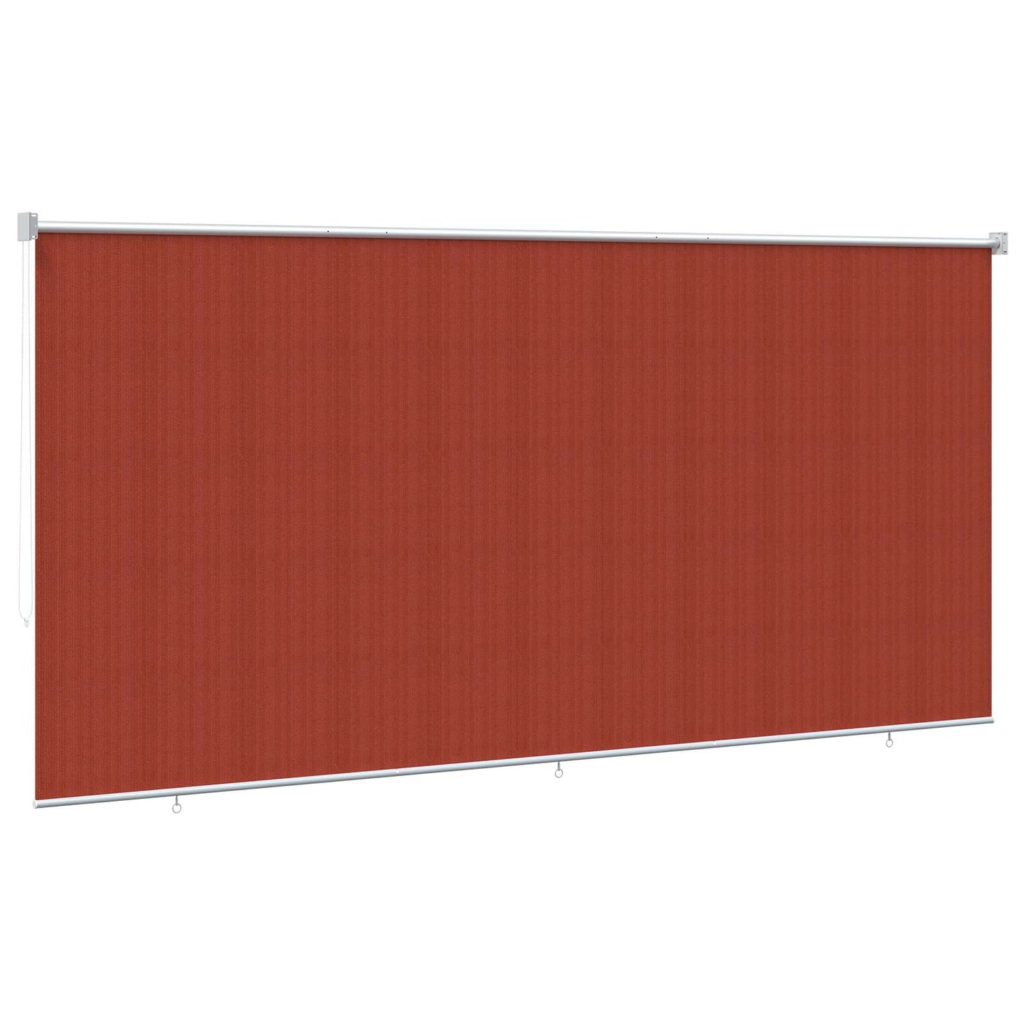 vidaXL Outdoor Roller Blind 90% UV Block Terracota 400 x 140 cm HDPE