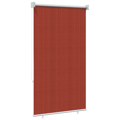 vidaXL Outdoor Roller Blind 90% UV Block Terracota 120 x 230 cm HDPE