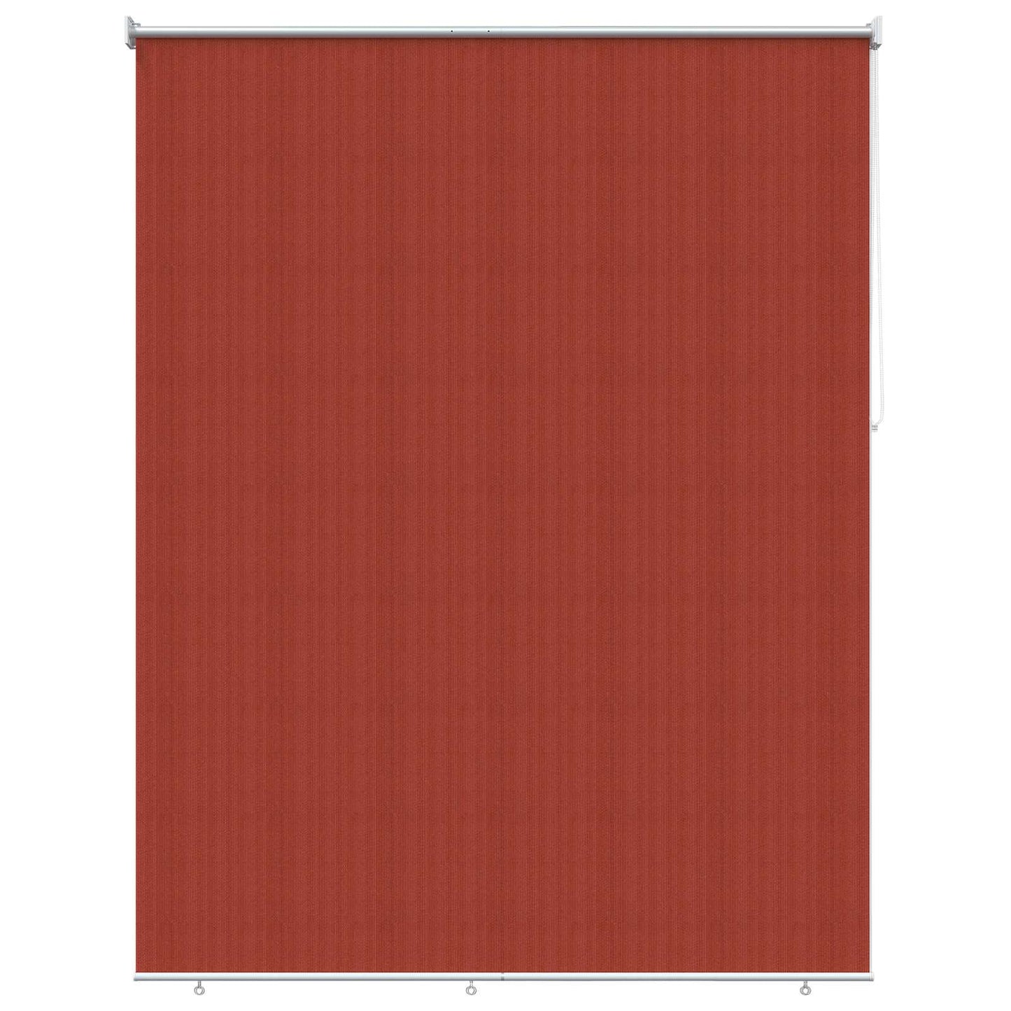 vidaXL Outdoor Roller Blind 90% UV Block Terracota 180 x 230 cm HDPE
