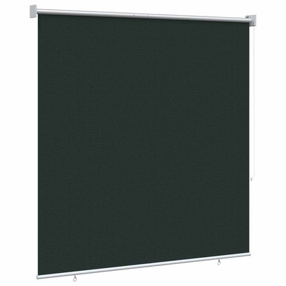 vidaXL Outdoor Roller Blind 90% UV Block Dark Green 140 x 140 cm HDPE
