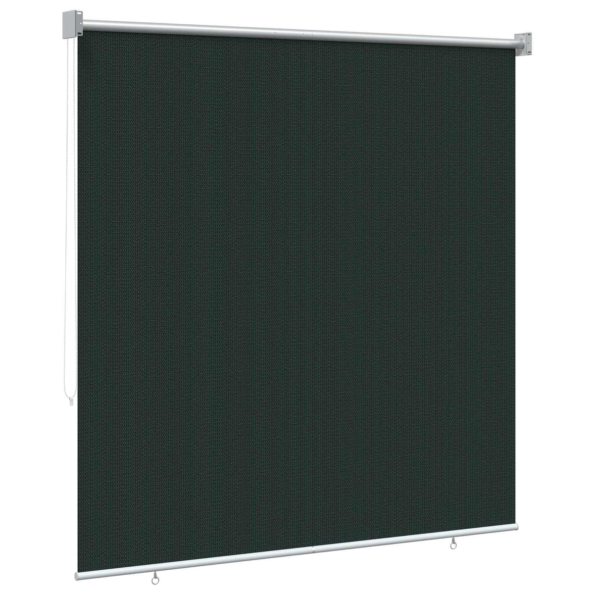 vidaXL Outdoor Roller Blind 90% UV Block Dark Green 140 x 140 cm HDPE