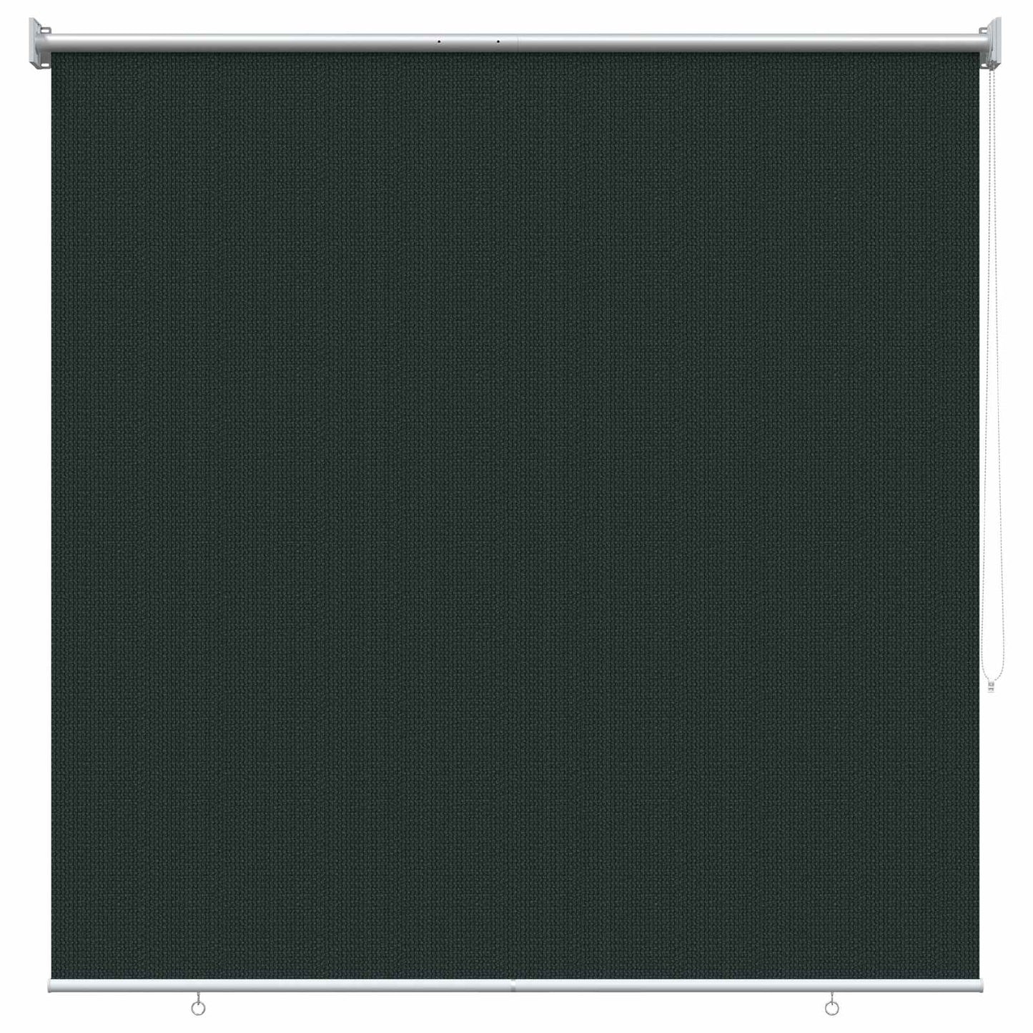 vidaXL Outdoor Roller Blind 90% UV Block Dark Green 140 x 140 cm HDPE