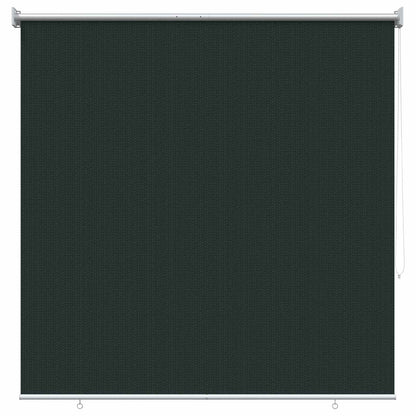 vidaXL Outdoor Roller Blind 90% UV Block Dark Green 140 x 140 cm HDPE