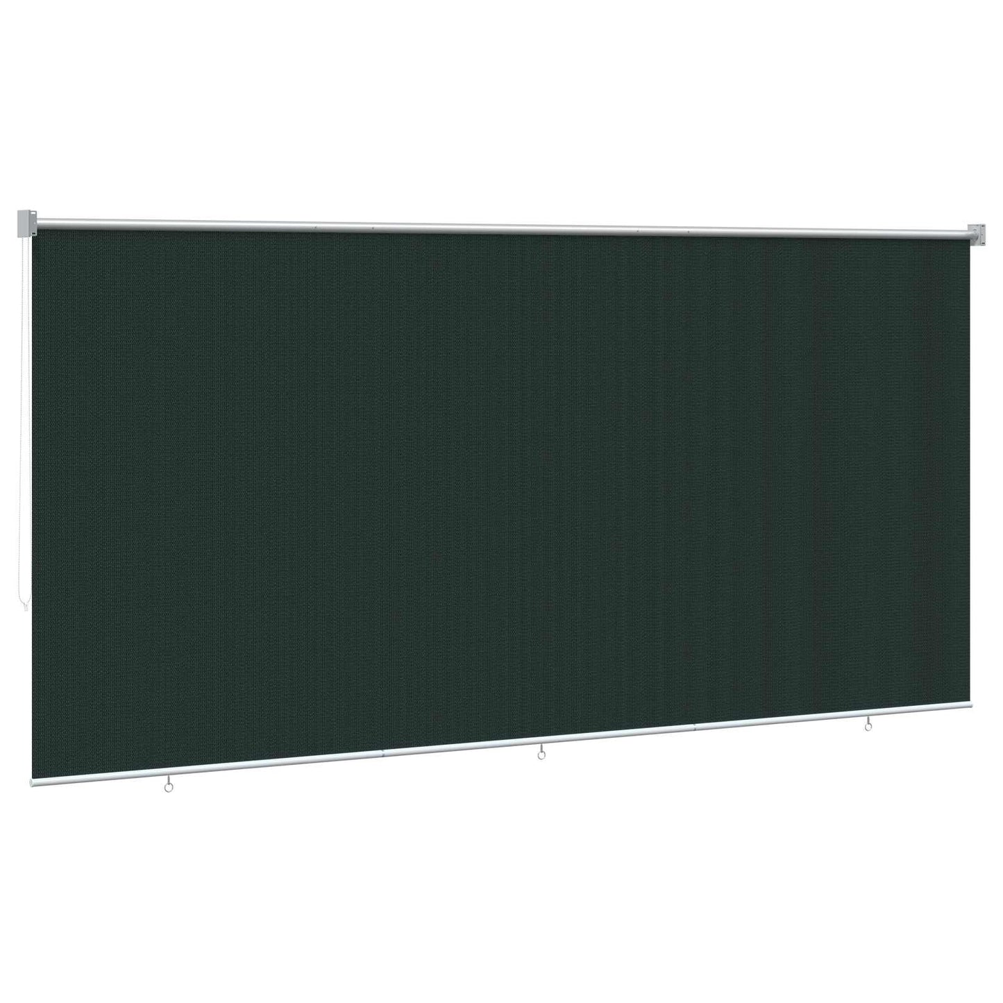 vidaXL Outdoor Roller Blind 90% UV Block Dark Green 300 x 140 cm HDPE