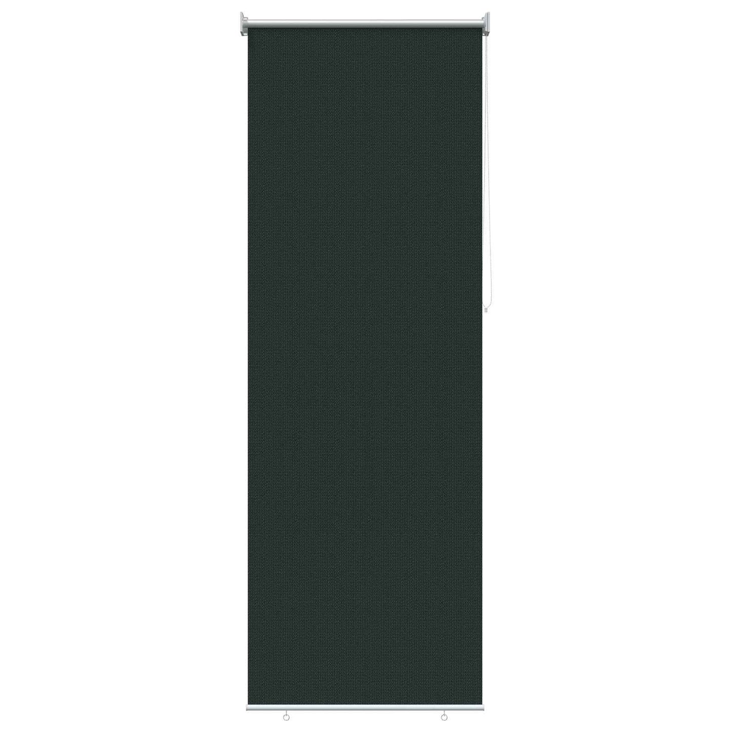 vidaXL Outdoor Roller Blind 90% UV Block Dark Green 80 x 230 cm HDPE