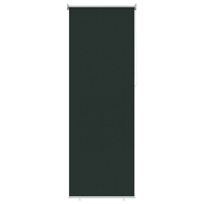 vidaXL Outdoor Roller Blind 90% UV Block Dark Green 80 x 230 cm HDPE
