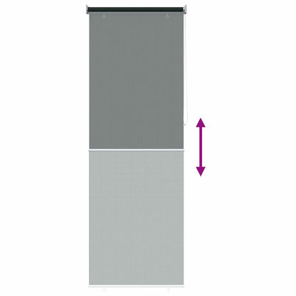 vidaXL Outdoor Roller Blind 90% UV Block Dark Green 80 x 230 cm HDPE