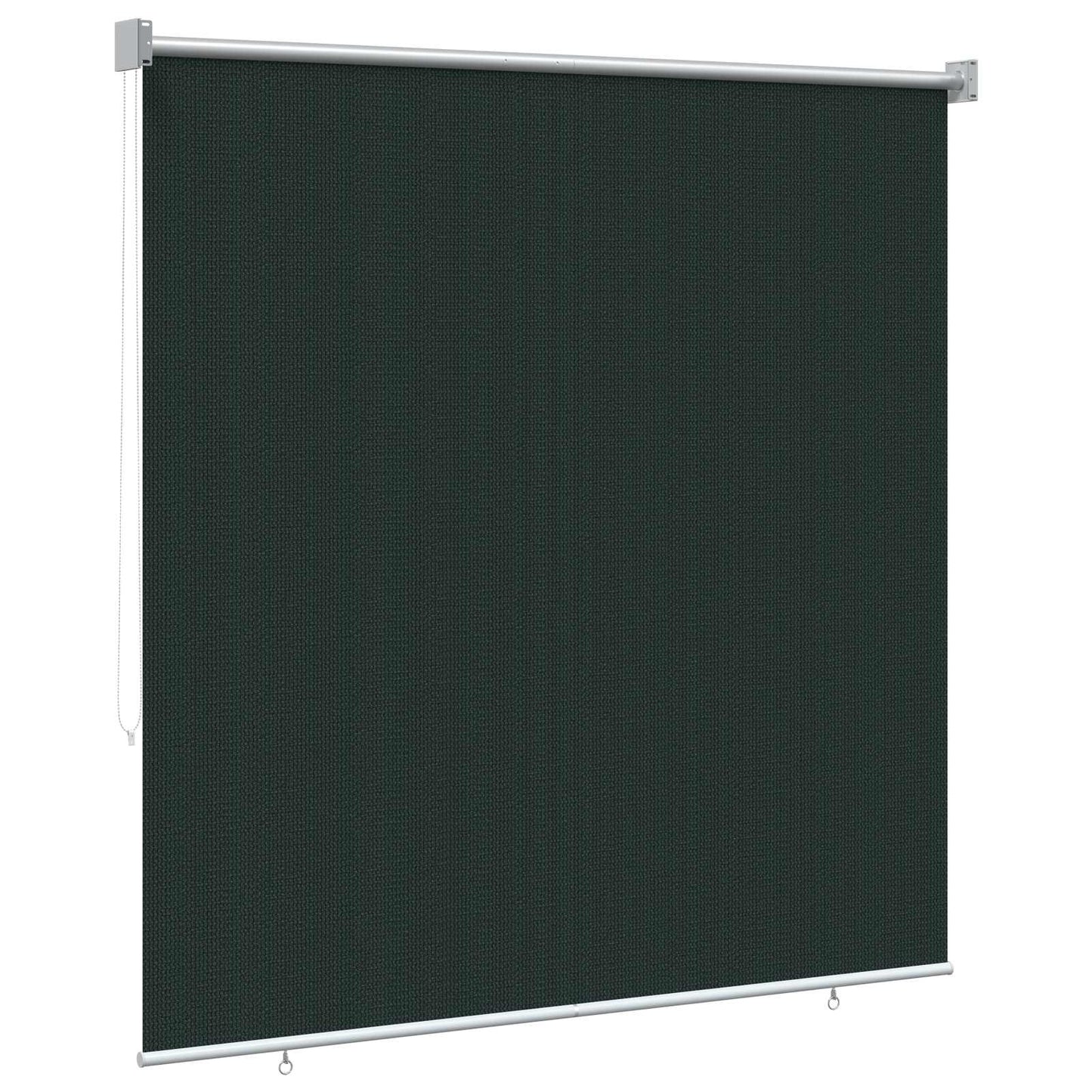 vidaXL Outdoor Roller Blind 90% UV Block Dark Green 160 x 230 cm HDPE