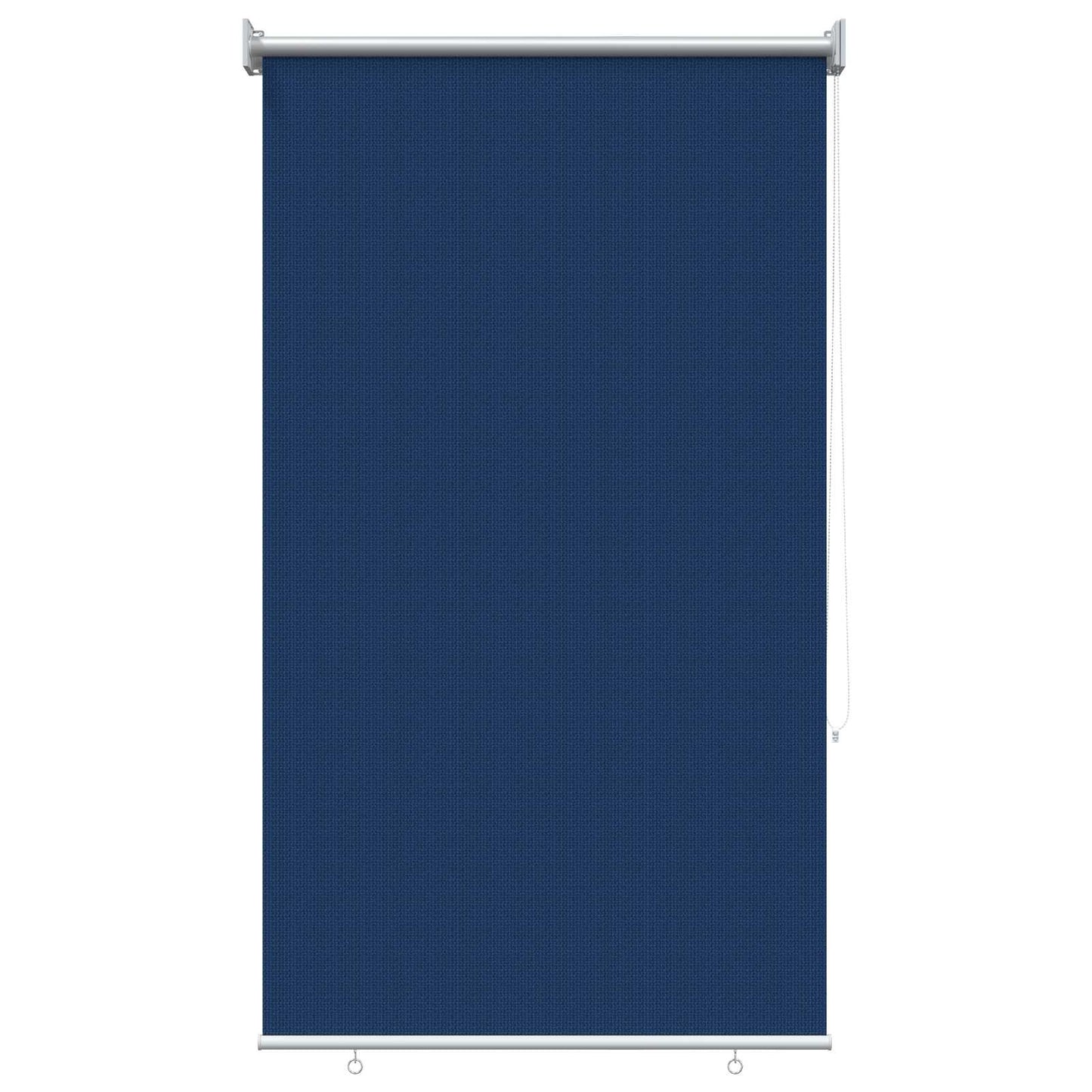 vidaXL Outdoor Roller Blind 90% UV Block Blue 80 x 140 cm HDPE