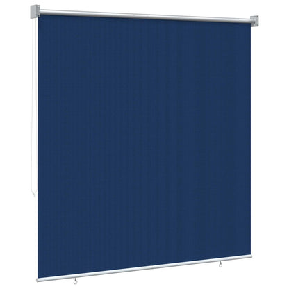 vidaXL Outdoor Roller Blind 90% UV Block Blue 140 x 140 cm HDPE