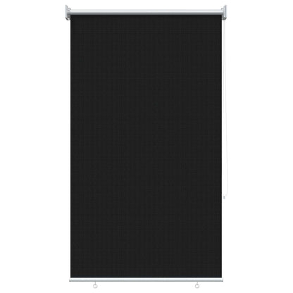 vidaXL Outdoor Roller Blind 90% UV Block Black 80 x 230 cm HDPE