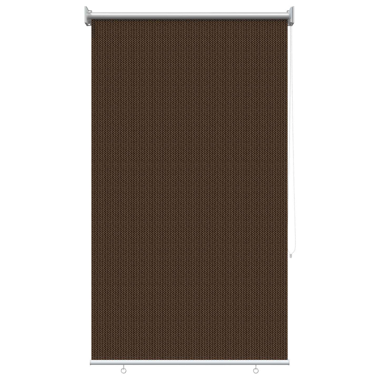 vidaXL Outdoor Roller Blind 90% UV Block Brown 60 x 140 cm HDPE