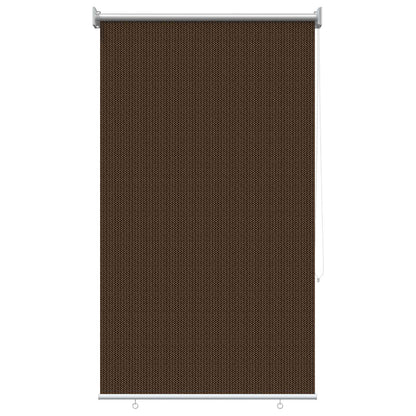vidaXL Outdoor Roller Blind 90% UV Block Brown 60 x 140 cm HDPE