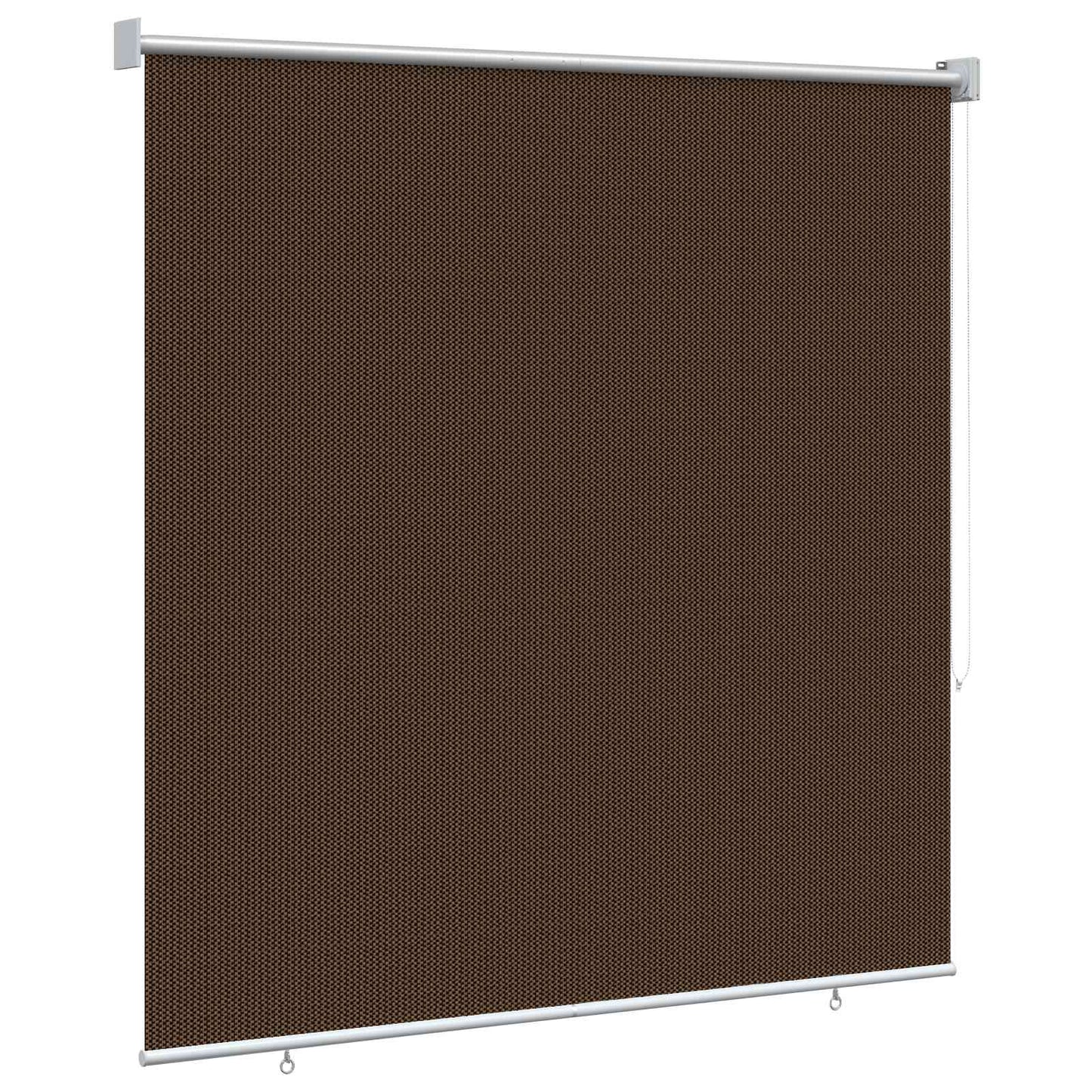 vidaXL Outdoor Roller Blind 90% UV Block Brown 140 x 140 cm HDPE