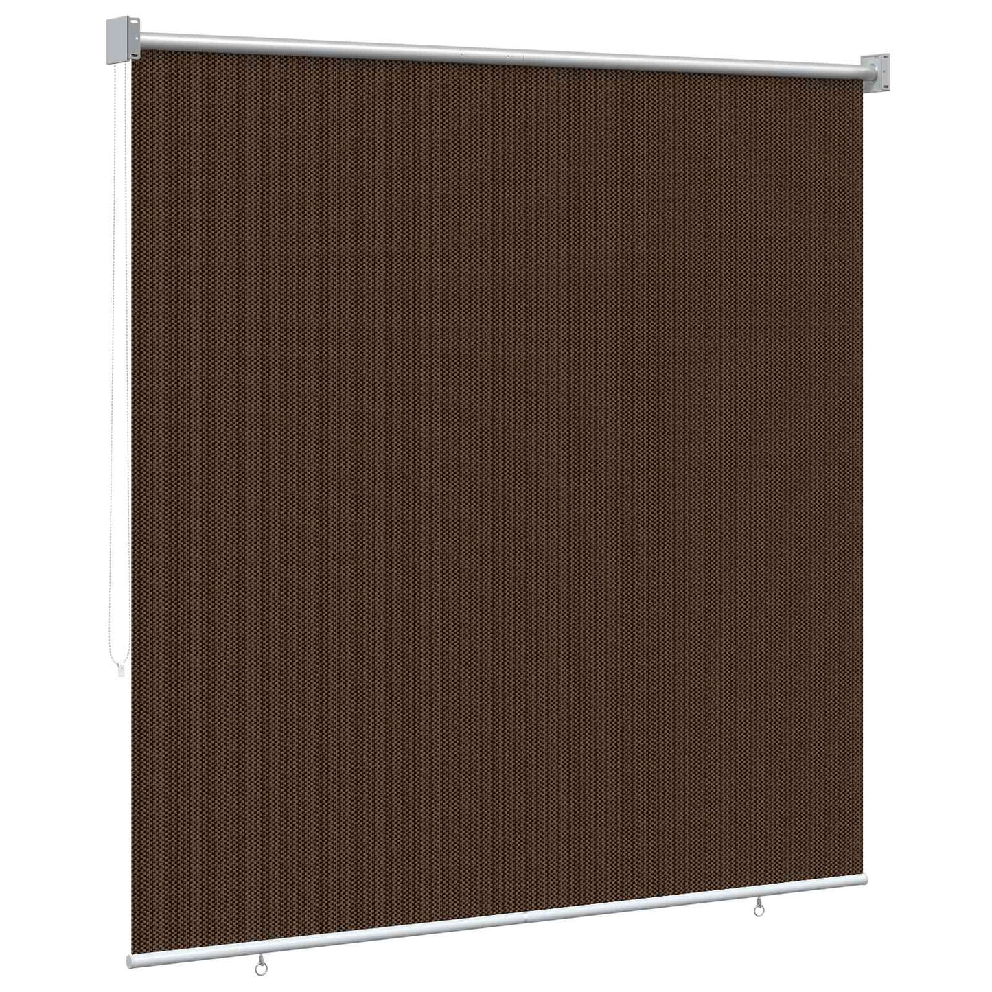 vidaXL Outdoor Roller Blind 90% UV Block Brown 140 x 140 cm HDPE
