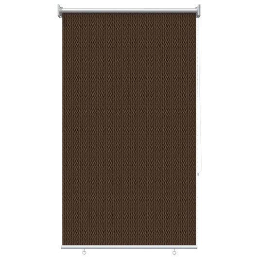 vidaXL Outdoor Roller Blind 90% UV Block Brown 80 x 230 cm HDPE