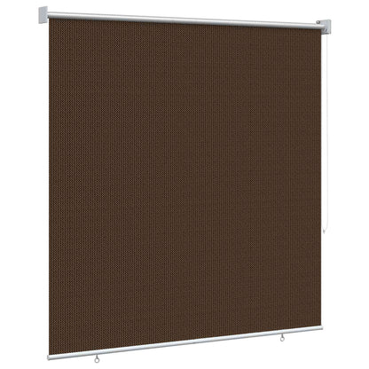 vidaXL Outdoor Roller Blind 90% UV Block Brown 120 x 230 cm HDPE
