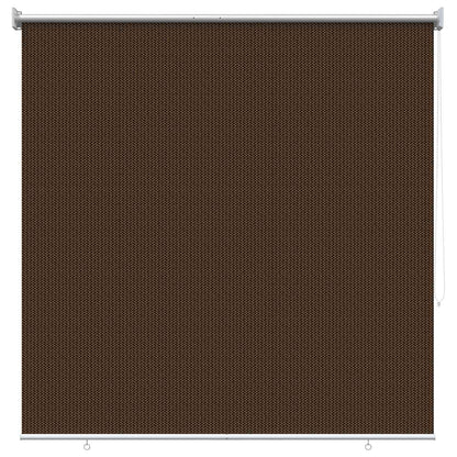 vidaXL Outdoor Roller Blind 90% UV Block Brown 120 x 230 cm HDPE