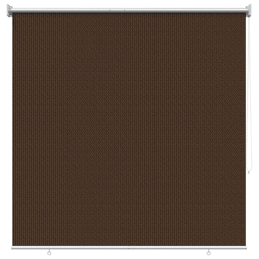 vidaXL Outdoor Roller Blind 90% UV Block Brown 120 x 230 cm HDPE