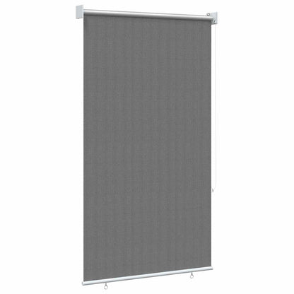 vidaXL Outdoor Roller Blind 90% UV Block Light Grey 60 x 140 cm HDPE