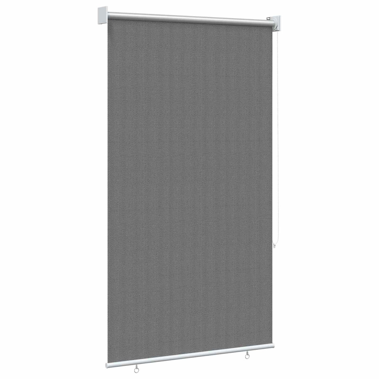 vidaXL Outdoor Roller Blind 90% UV Block Light Grey 100 x 140 cm HDPE