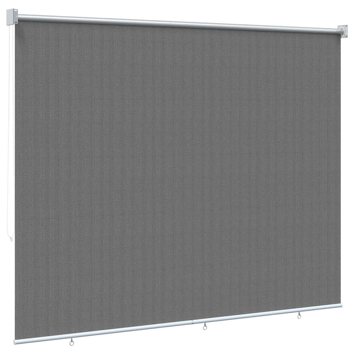 vidaXL Outdoor Roller Blind 90% UV Block Light Grey 140 x 140 cm HDPE