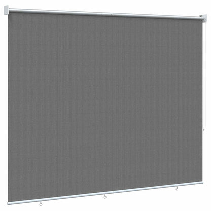 vidaXL Outdoor Roller Blind 90% UV Block Light Grey 160 x 140 cm HDPE