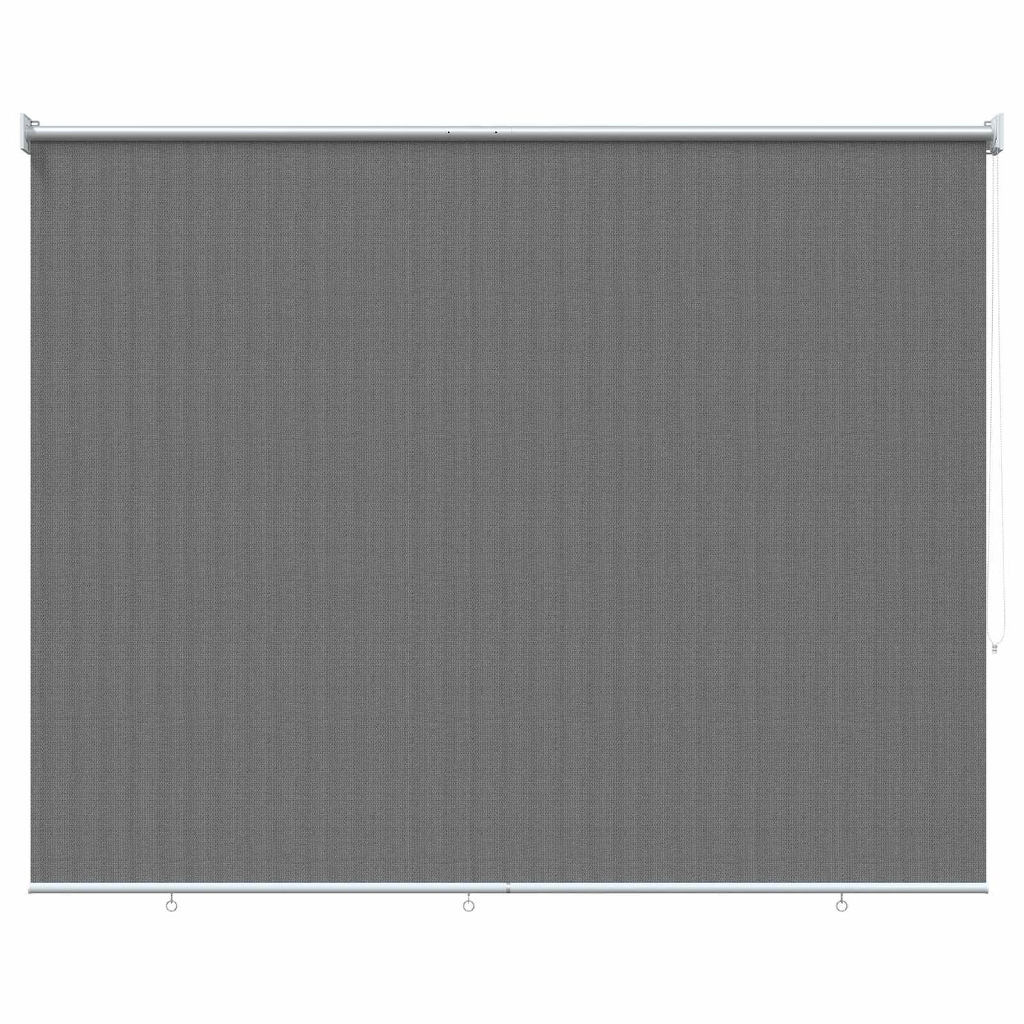 vidaXL Outdoor Roller Blind 90% UV Block Light Grey 220 x 140 cm HDPE