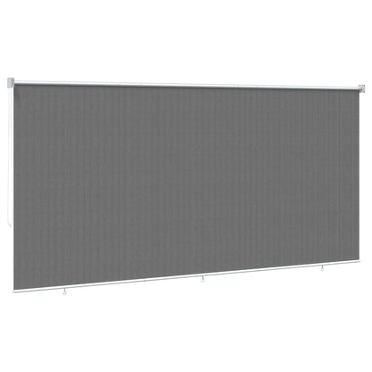 vidaXL Outdoor Roller Blind 90% UV Block Light Grey 240 x 140 cm HDPE