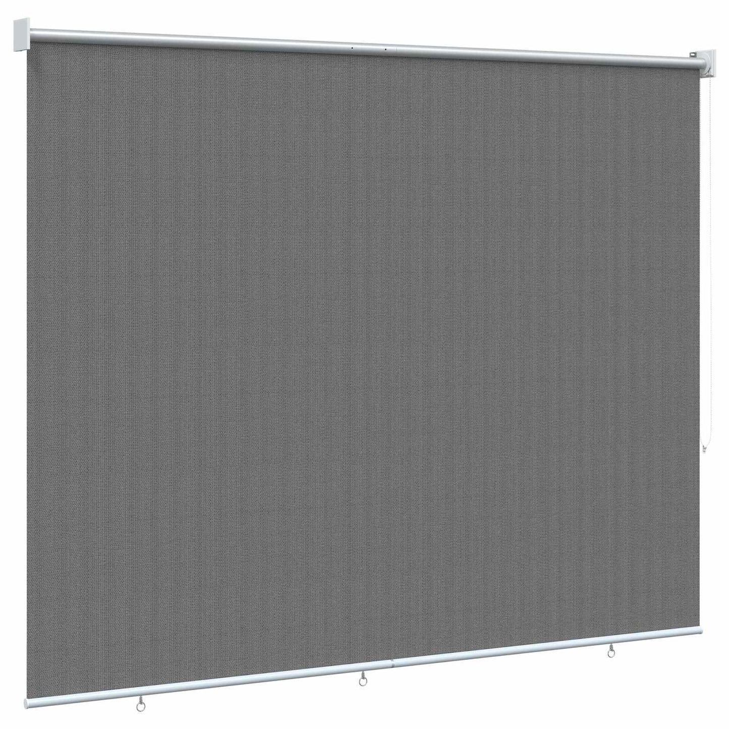 vidaXL Outdoor Roller Blind 90% UV Block Light Grey 180 x 230 cm HDPE