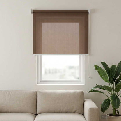 vidaXL Outdoor Roller Blind 90% UV Block Taupe 60 x 140 cm HDPE