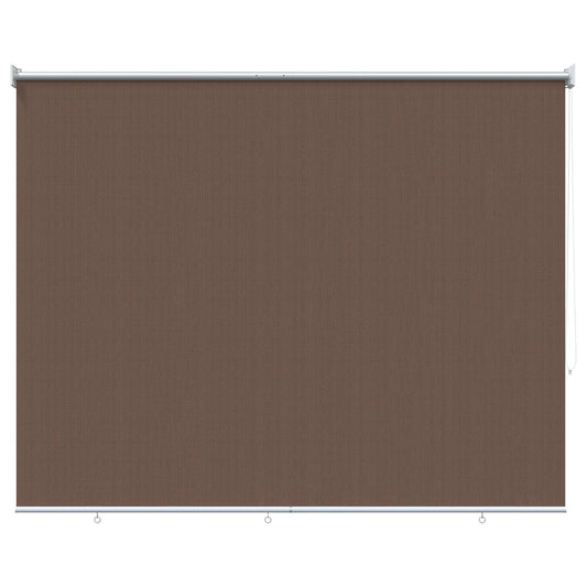 vidaXL Outdoor Roller Blind 90% UV Block Taupe 160 x 140 cm HDPE