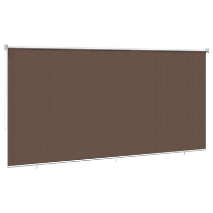 vidaXL Outdoor Roller Blind 90% UV Block Taupe 350 x 230 cm HDPE
