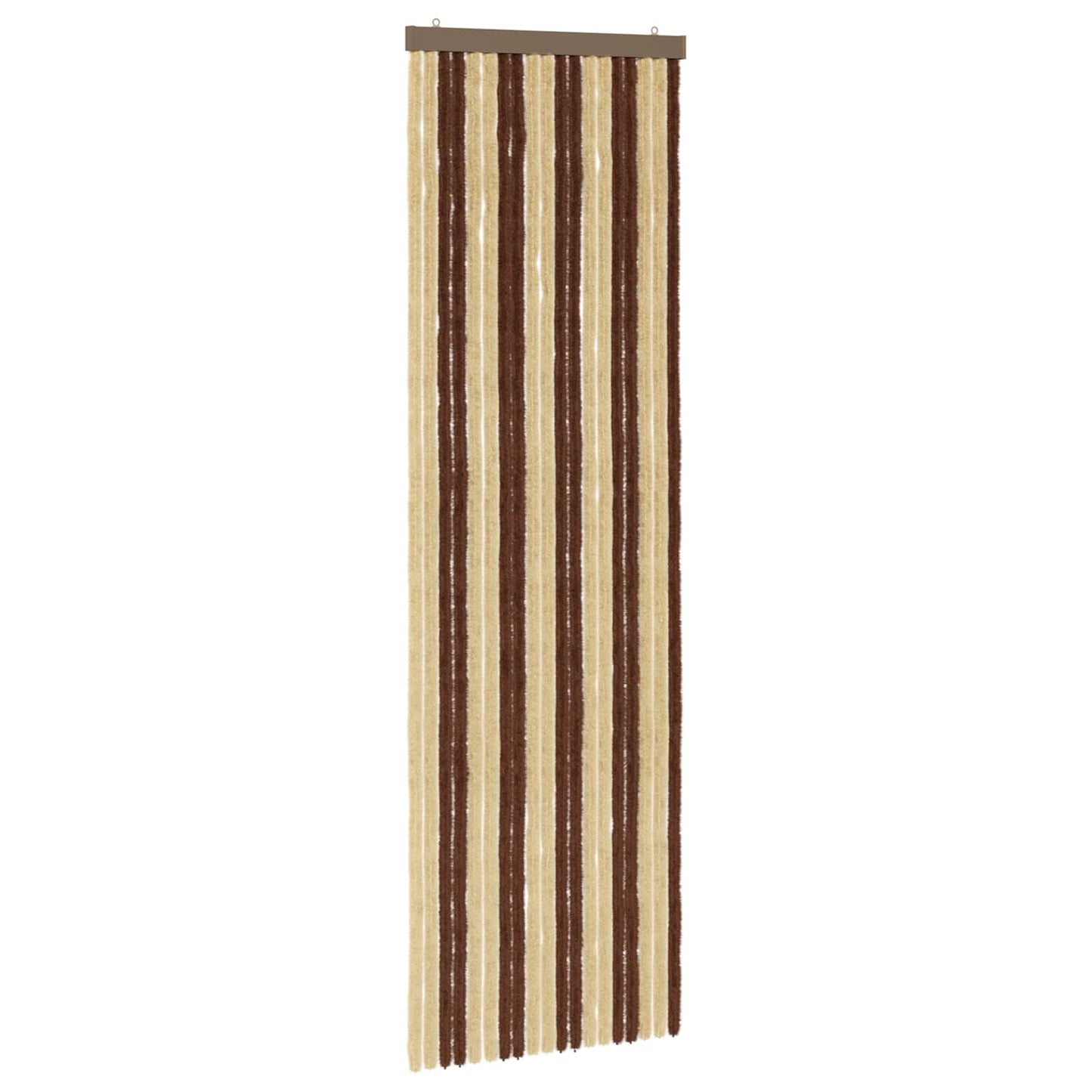vidaXL Insect Curtain Chenille Brown and Beige 56 x 185 cm 100% PP
