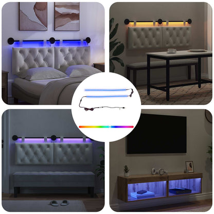 vidaXL LED Strip 110 cm Multicolour PVC