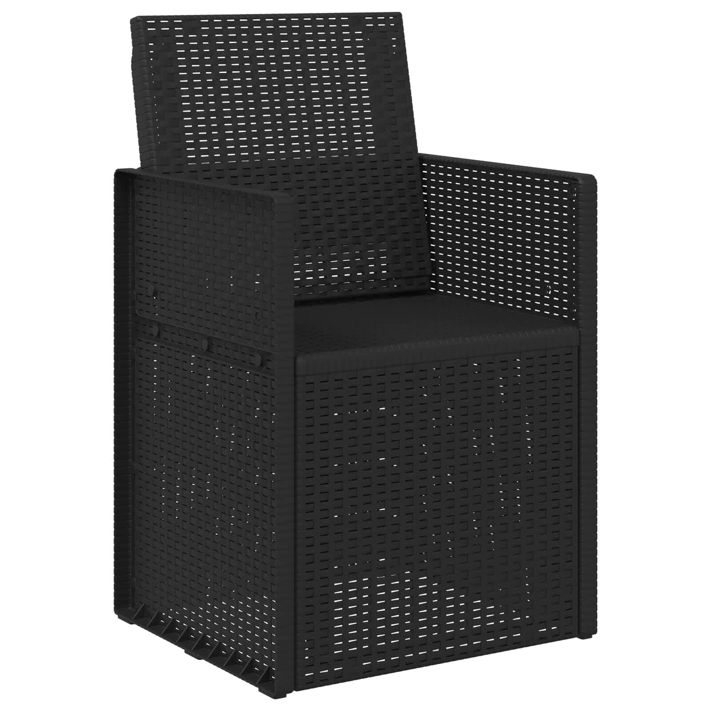 vidaXL Garden Dining Chairs 2 pcs Anthracite 53 x 47 x 88.5 cm PP