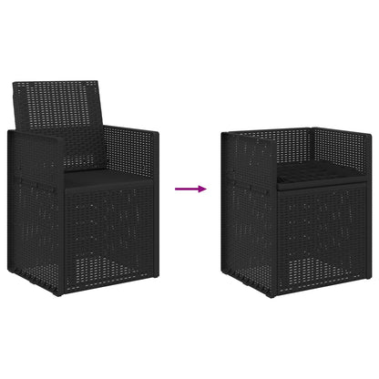 vidaXL Garden Dining Chairs 2 pcs Anthracite 53 x 47 x 88.5 cm PP
