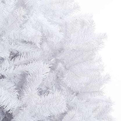 vidaXL Artificial Christmas Tree with Stand White 300 cm PVC and Steel