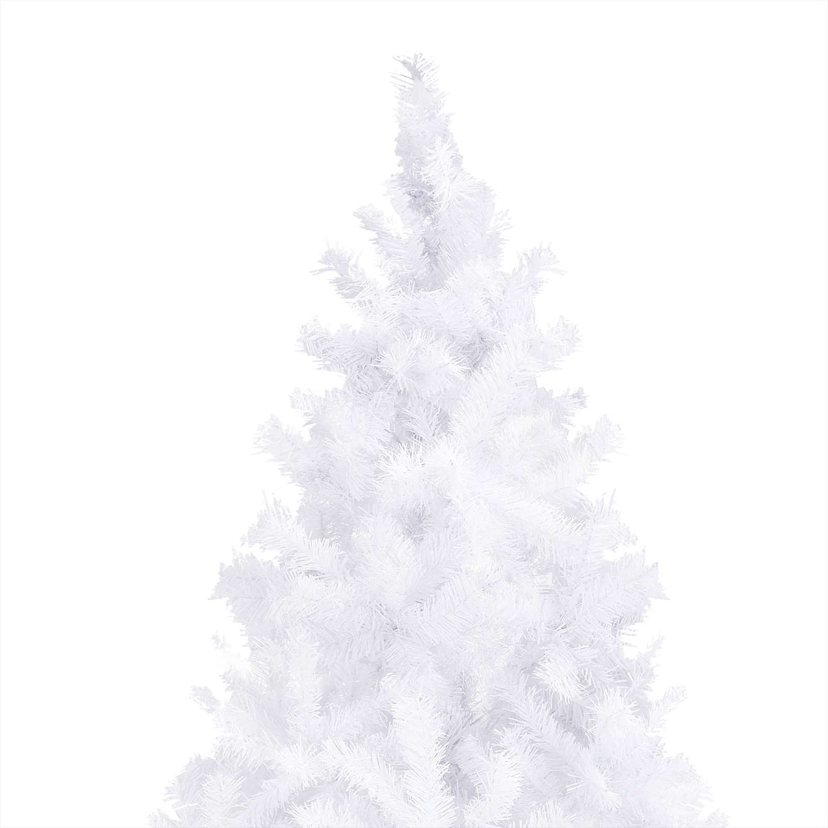 vidaXL Artificial Christmas Tree with Stand White 300 cm PVC and Steel