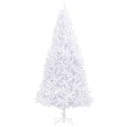 vidaXL Artificial Christmas Tree with Stand White 300 cm PVC and Steel